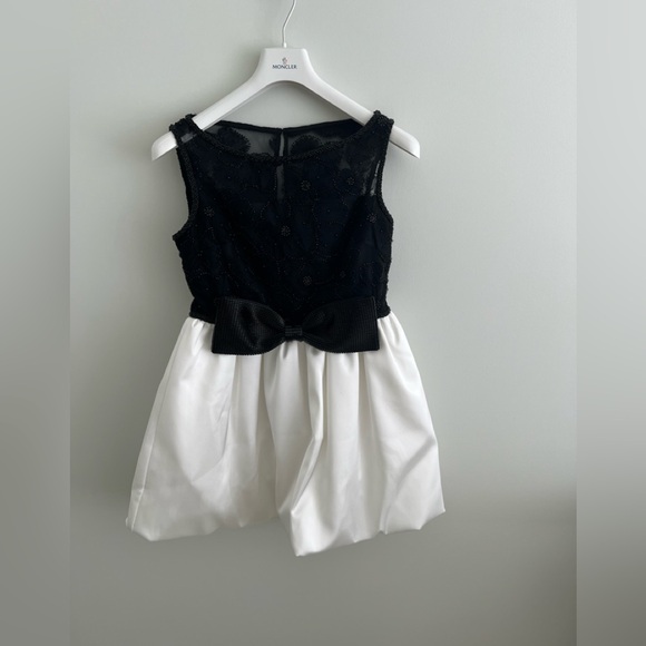 Self Portrait BLACK AND WHITE TULLE MINI DRESS - Picture 3 of 4